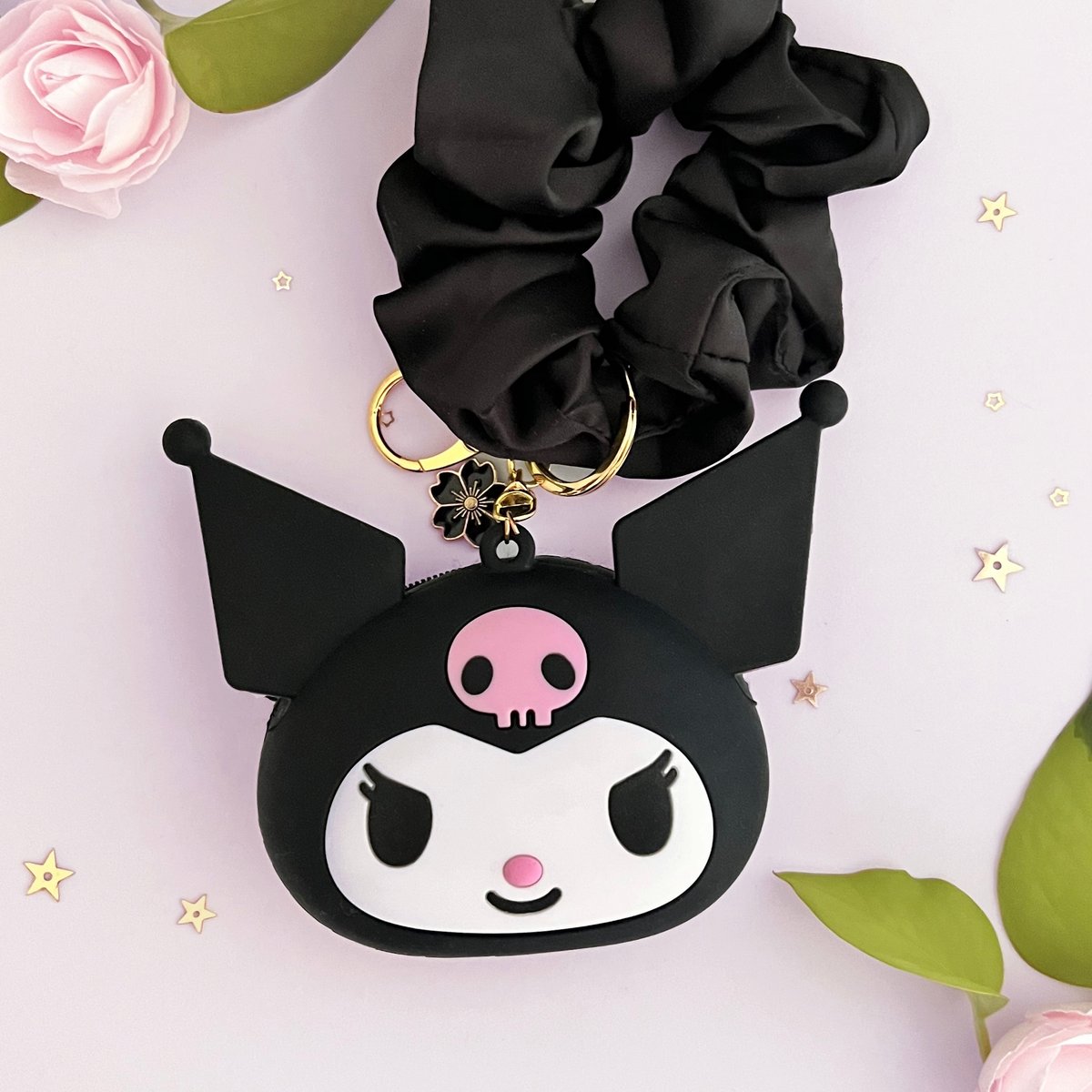 Kuromi and Baku Kiss Lock online Coin Pouch