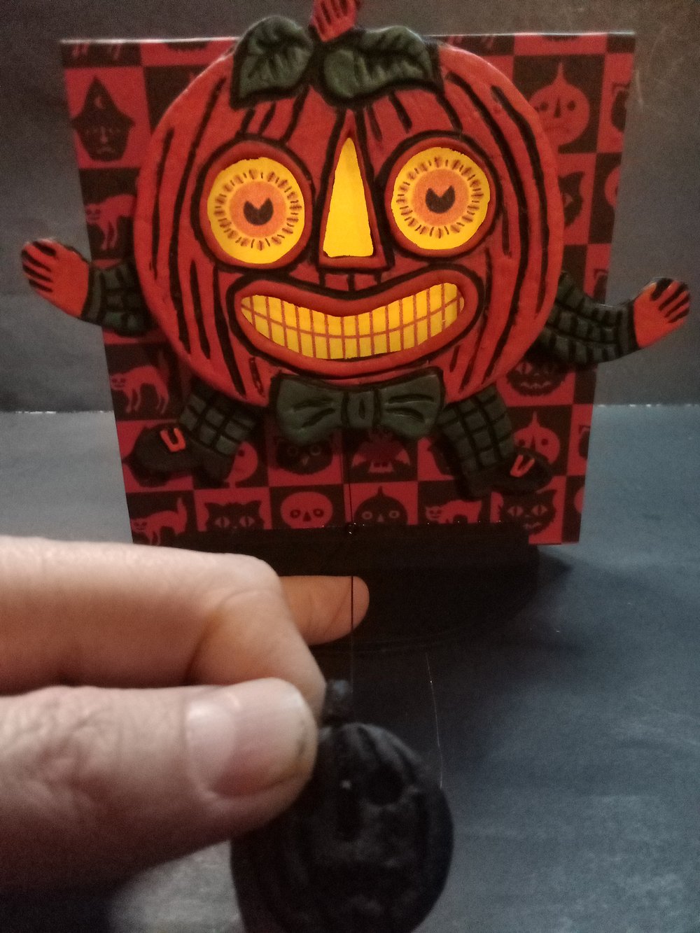 Vintage Inspired Jumping Jack O' Lantern