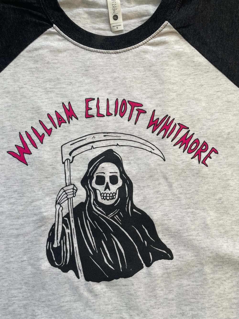 Grim Reaper Raglan 3/4 Sleeve Shirt