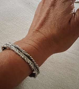 Woven Cuff Bracelet by Crystal Hartman