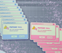 Image 1 of Memory Full Sticker