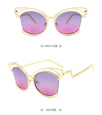 Image 2 of Lavender Pink Tint Cat Eye glasses