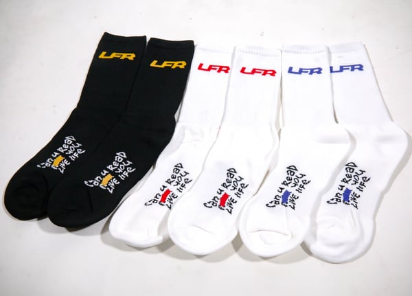 Image of LFR - MORE THAN LIFE ITSELF - CREW SOCK 3PK