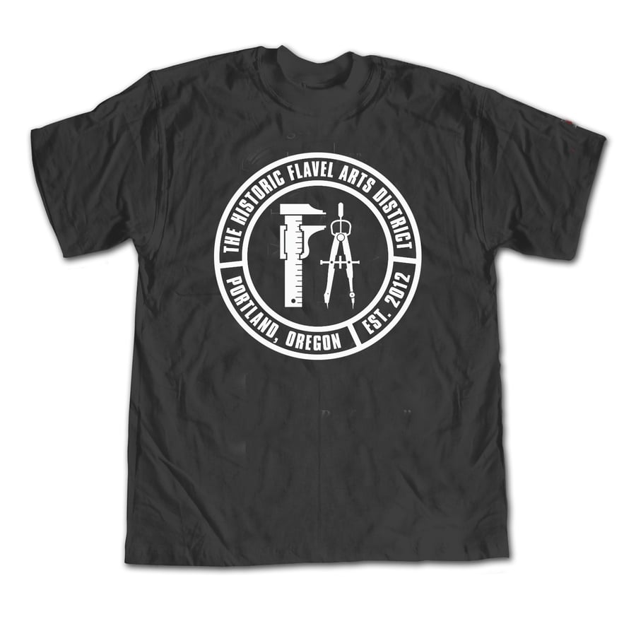 Image of Flavel Arts District Tee - Black