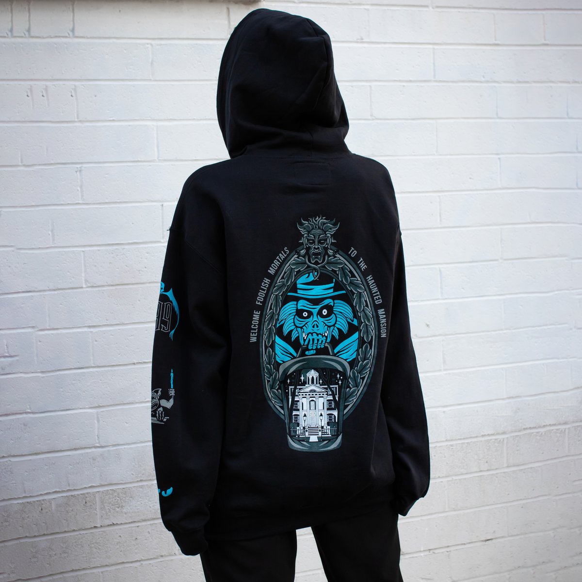 Haunted mansion zip hoodie deals
