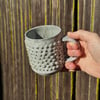 Black/White Dotted Mug
