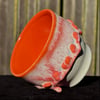 Orange Frosted Blob Cup