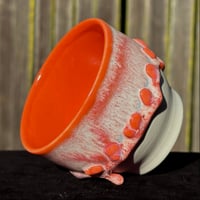 Image 2 of Orange Frosted Blob Cup