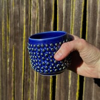Image 4 of Cobalt Dotted Cup 1