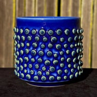 Image 1 of Cobalt Dotted Cup 2