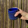 Cobalt Dotted Cup 2