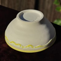 Image 2 of Yellow Frosted Porclain Dish