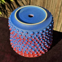 Image 2 of Red/Blue Dotted Planter 1