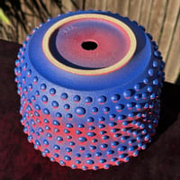 Image 2 of Red/Blue Dotted Planter 2