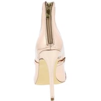 Image 3 of ROSE GOLD METALLIC POINTED TOE PUMP HEELS