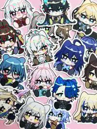 Image 1 of Honkai Star Rail Cute Chibi Mini Stickers (GACHA)