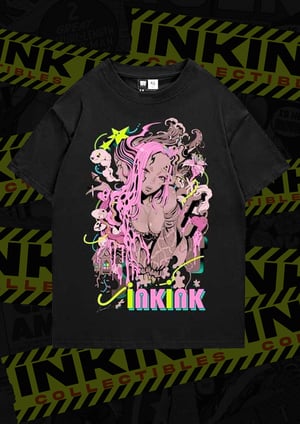 Image of RE-Stock : Hibiki Art Wear X INKINK Crossover X Godtail / Boxy Premium Tee 