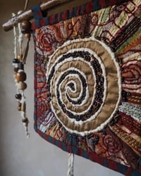 Image 2 of SACRED SPIRAL • Textile Wall Art Hanging