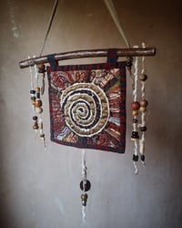 Image 1 of SACRED SPIRAL • Textile Wall Art Hanging