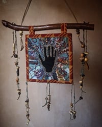Image 1 of SACRED HAND • Textile Art Wall Hanging