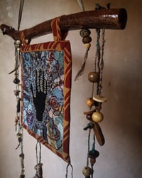 Image 5 of SACRED HAND • Textile Art Wall Hanging
