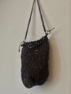 herbal knitted pouch