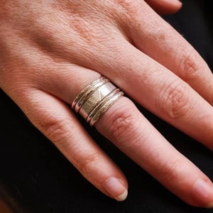 Image of Group Silver stacking ring workshop