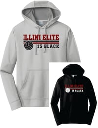 Image 1 of Illini Elite 15 Black Performance Hoodie