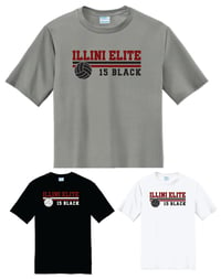 Image 1 of Illini Elite 15 Black Performance Short Sleeve Tee
