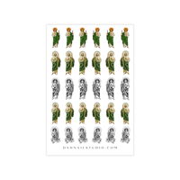 Image 2 of SAN JUDAS THE APOSTLE NAIL DECALS 