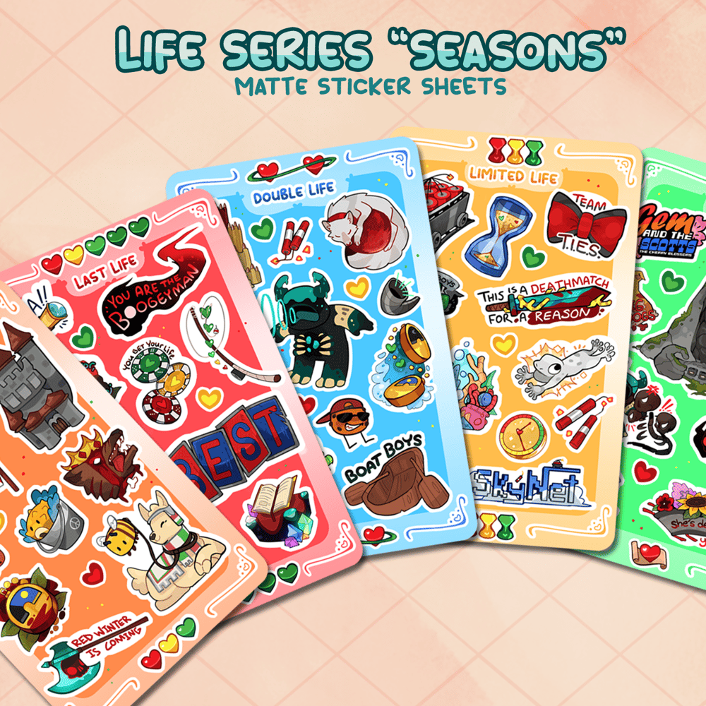 Image of Life Series "Seasons" Sticker Sheets