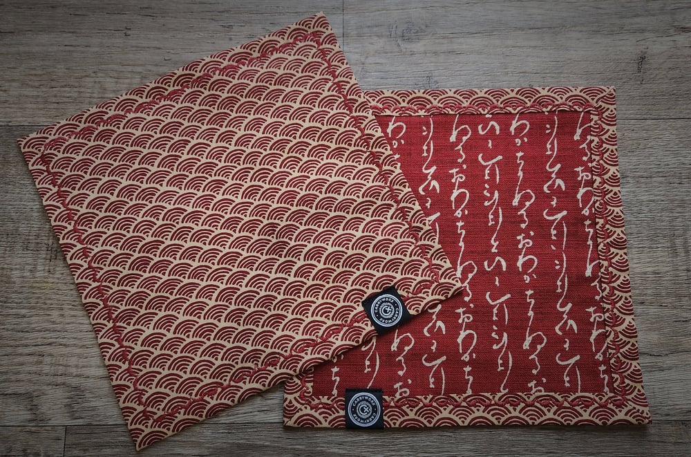Seigaiha Wave - Red
