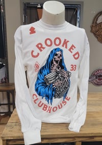 Image 1 of Crooked Clubhouse Care Scare Long sleeve Tee