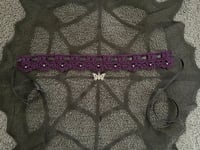 Image 2 of Midnight Moth Choker – With Skull-Winged Moth Pendant