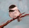 Image of Chickadee. 6x6