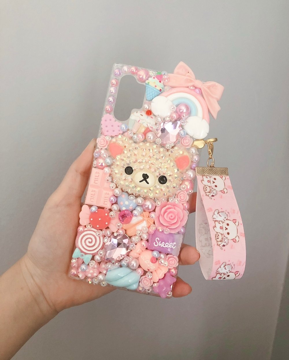 Kawaii korilakkuma bling phone case