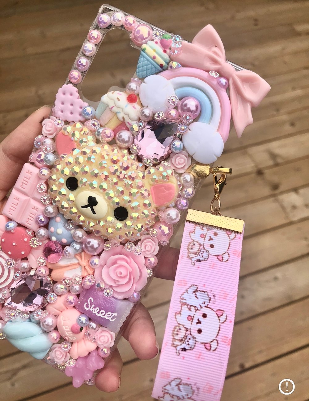 Kawaii korilakkuma bling phone case