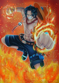 Image 1 of Fire Fist Ace Poster/ Print