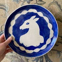 Fawn Sister ceramic plate