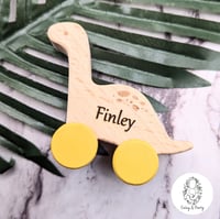 Image 2 of TOY: Personalised Wooden Dino