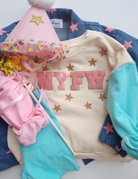 Image 3 of Pink star denim jacket - preorder 