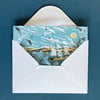 Tall Ship Pendennis Point 3D Greeting Card