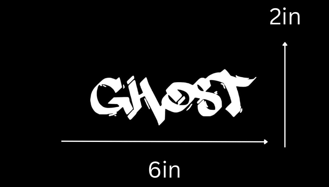 Image of Ghost Graffiti Decal 3