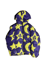 Image 3 of Wizard Hooded Puffer Jacket