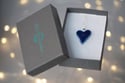 Cobalt Blue Heart Pendant