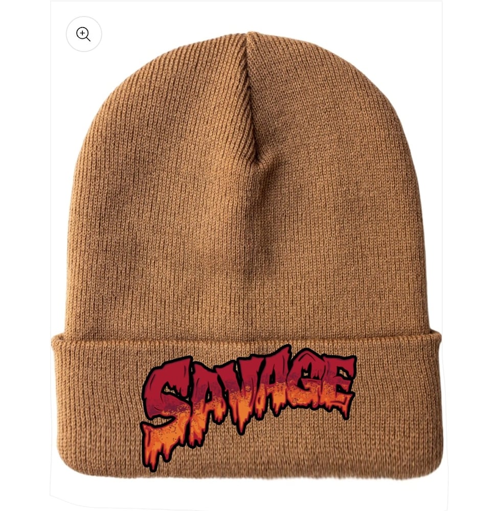 Image of SAVAGE beanie hat