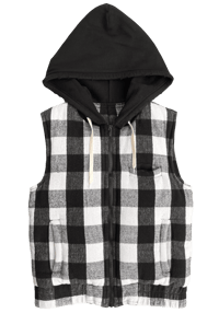 Image 1 of '05 Number (N)ine Hybrid Hooded Puffer Vest