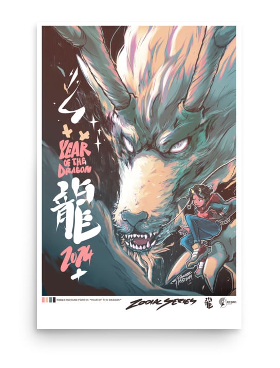 Image of Year of the Dragon print