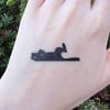 Scrunkly Cat Temporary Tattoos