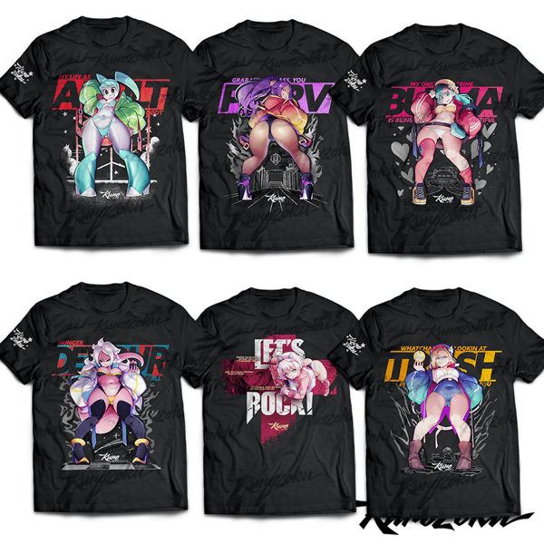 Image of Drip Waifus + Elphelt Shirts! 